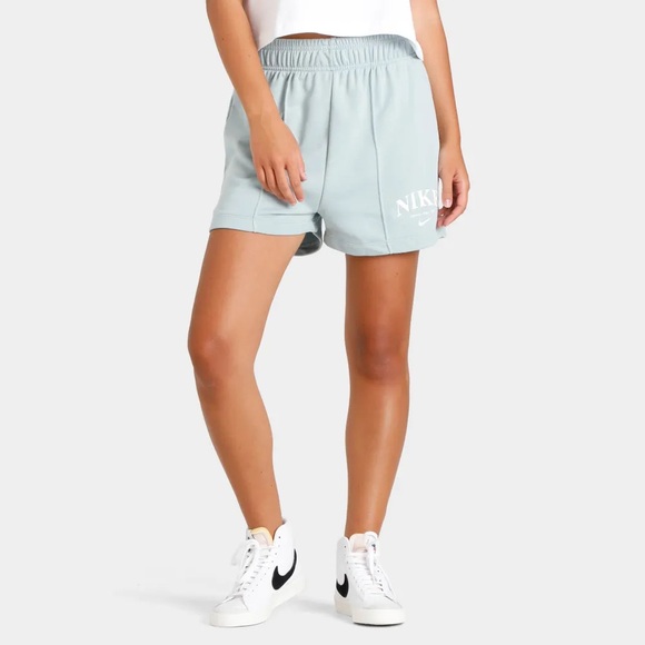 Nike Sportswear Essentials Oversized Sweatshirt & Shorts Set - Ocean Cube - Picture 5 of 10